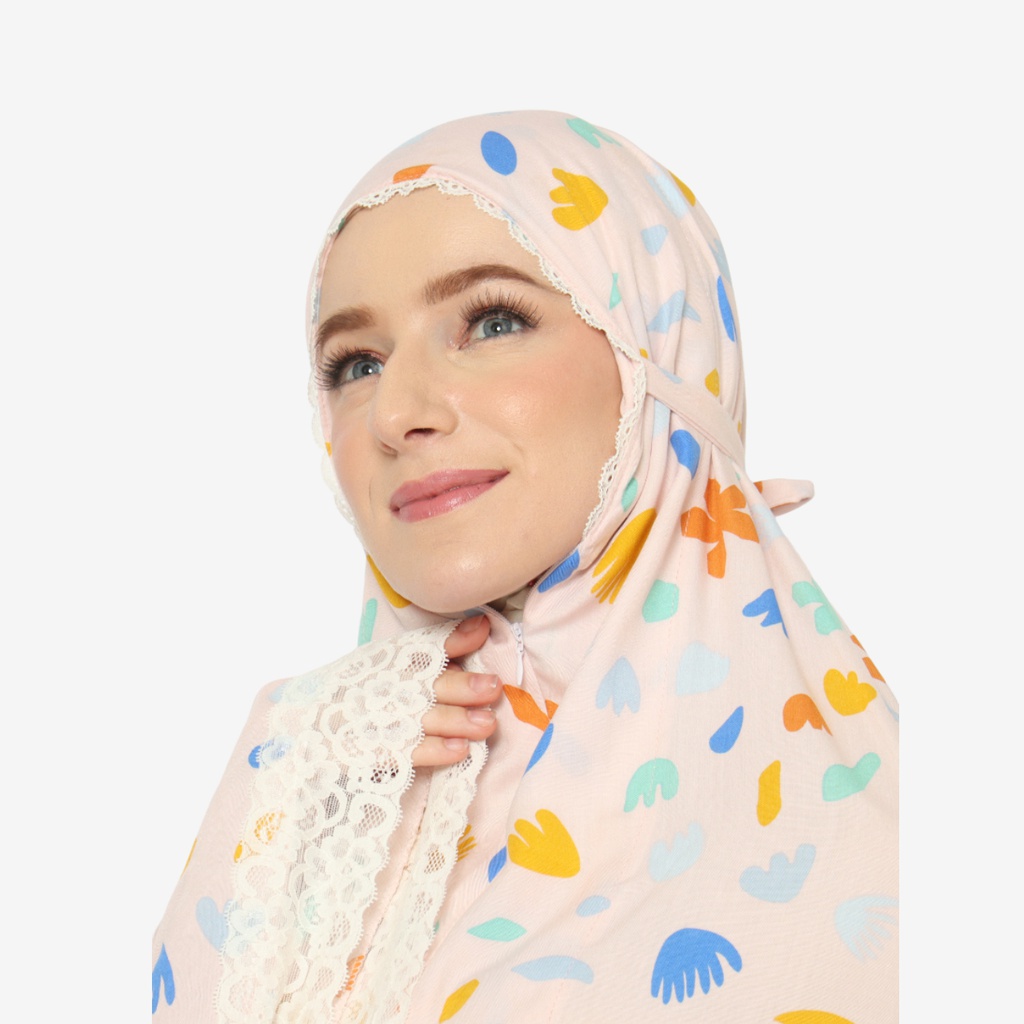 NKJ PAKAIAN MUSLIM NAKAJIMA - MUKENA KATUN RAYON 2IN1-RESLETING KR-462
